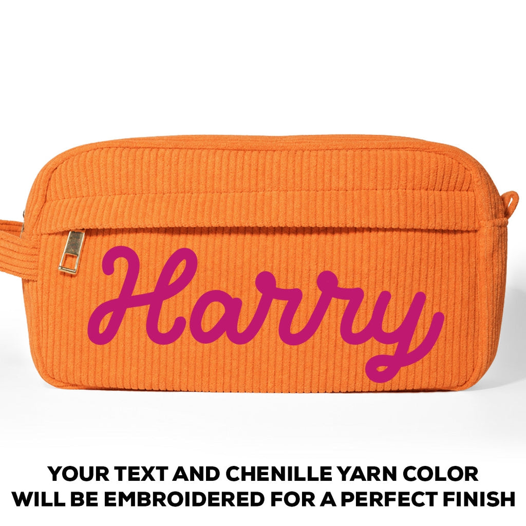 Yarn Name - Personalized Corduroy Pencil Case