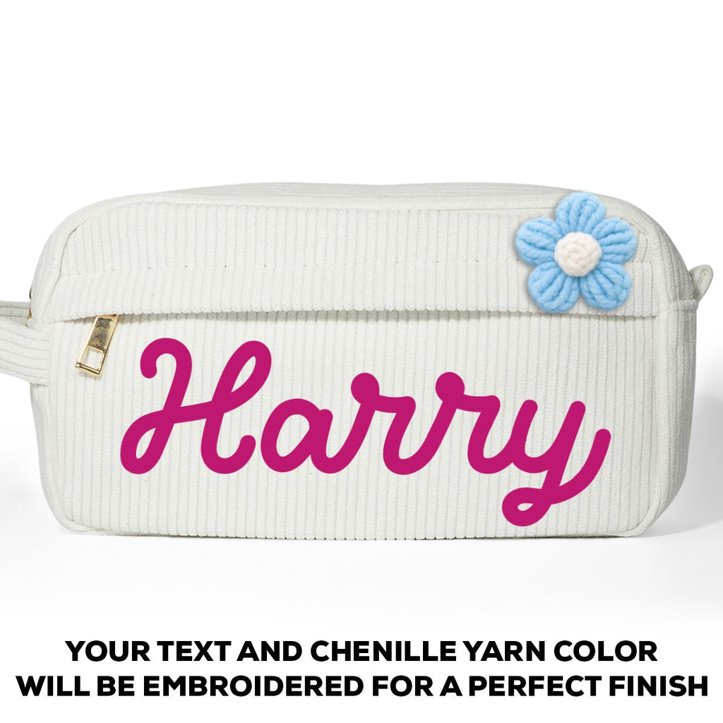 Yarn Name - Personalized Corduroy Pencil Case