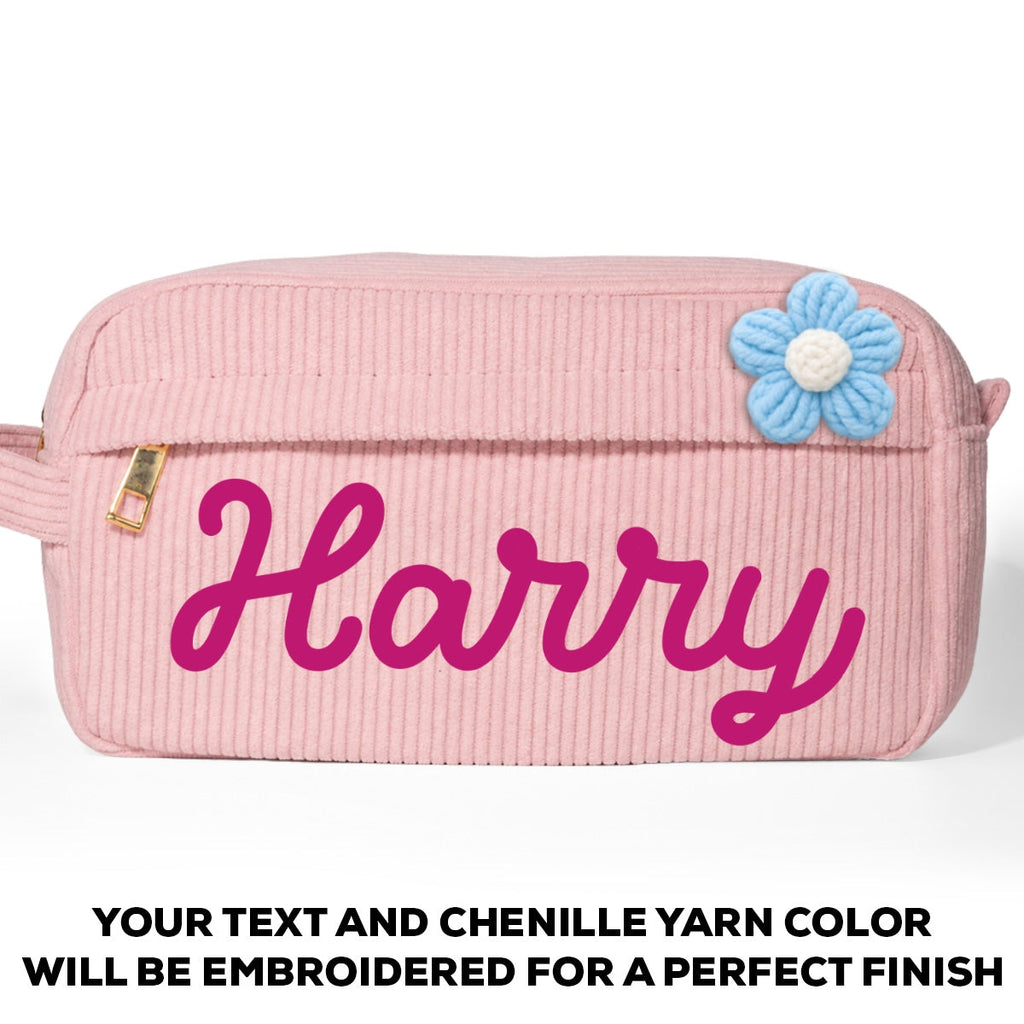 Yarn Name - Personalized Corduroy Pencil Case