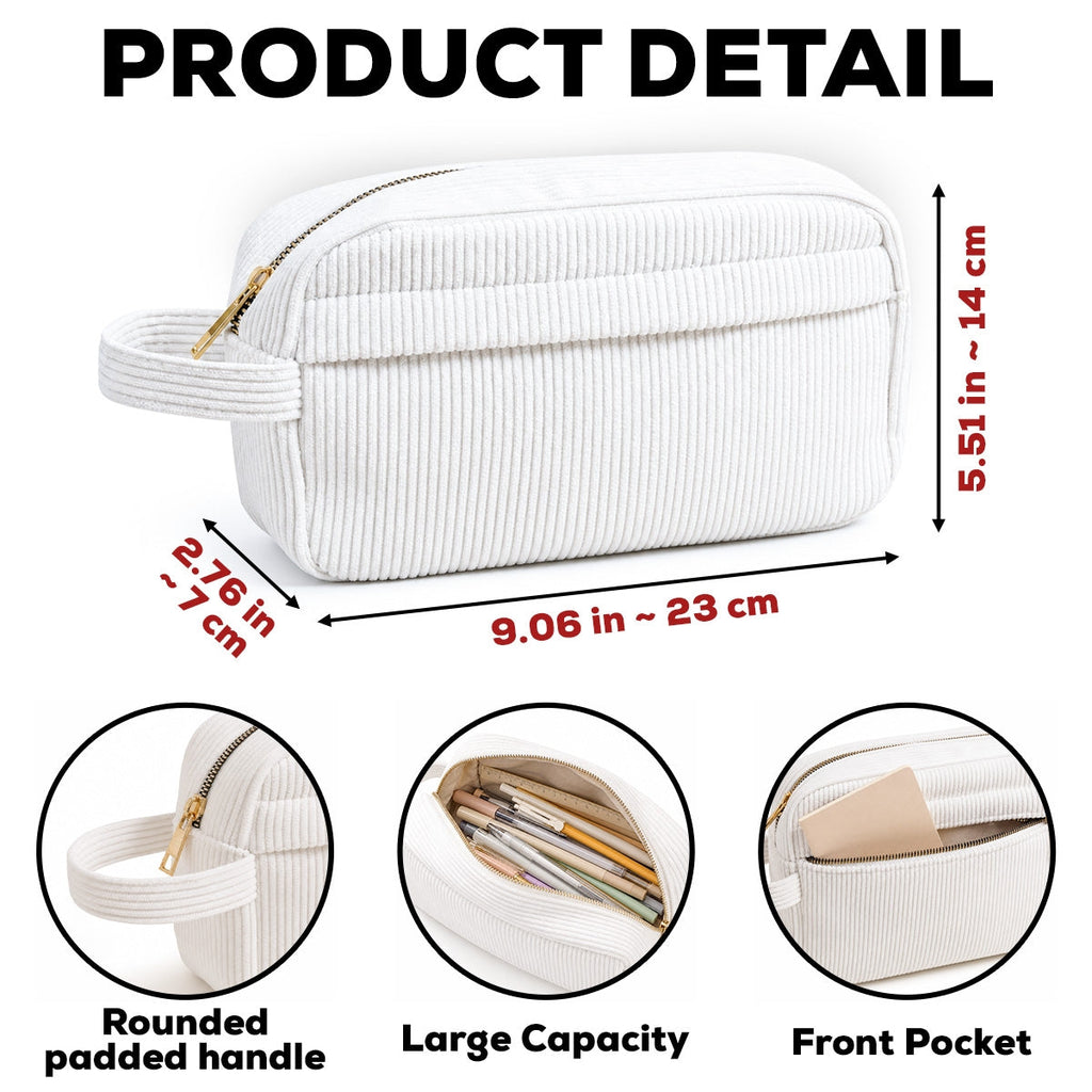 Yarn Name - Personalized Corduroy Pencil Case