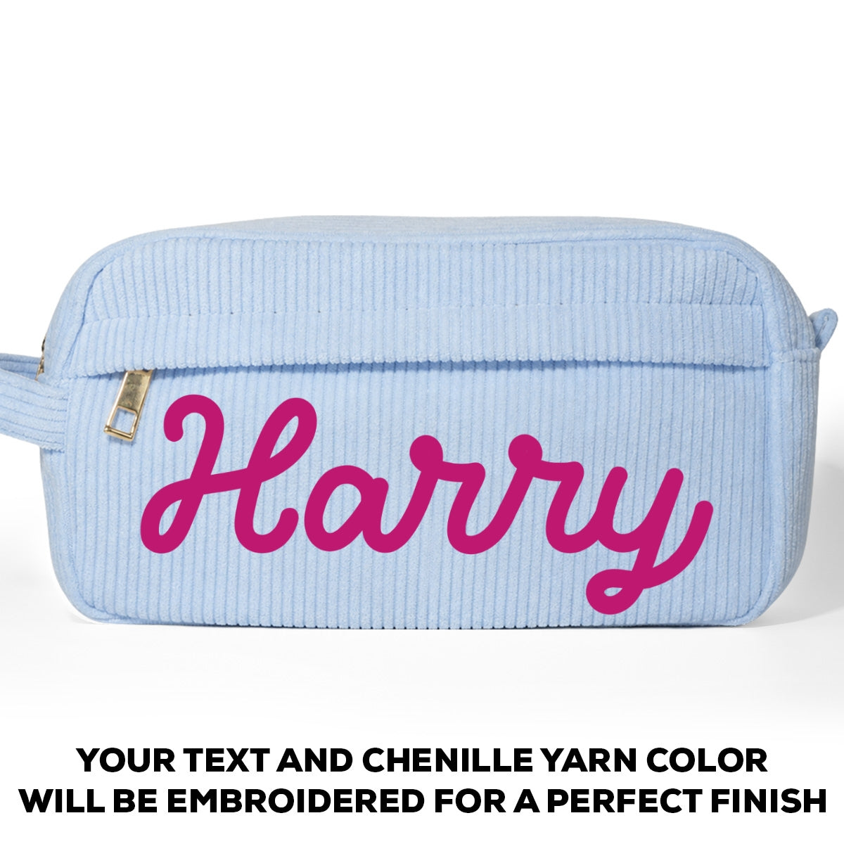 Yarn Name - Personalized Corduroy Pencil Case