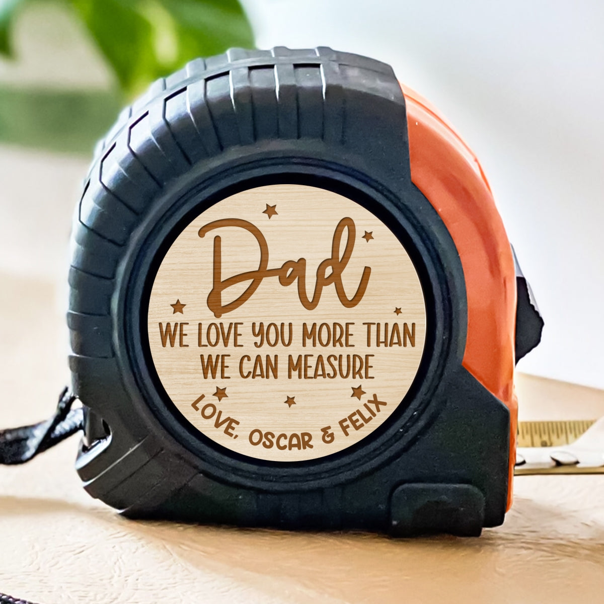 We Love You - Personalized Tape Measure