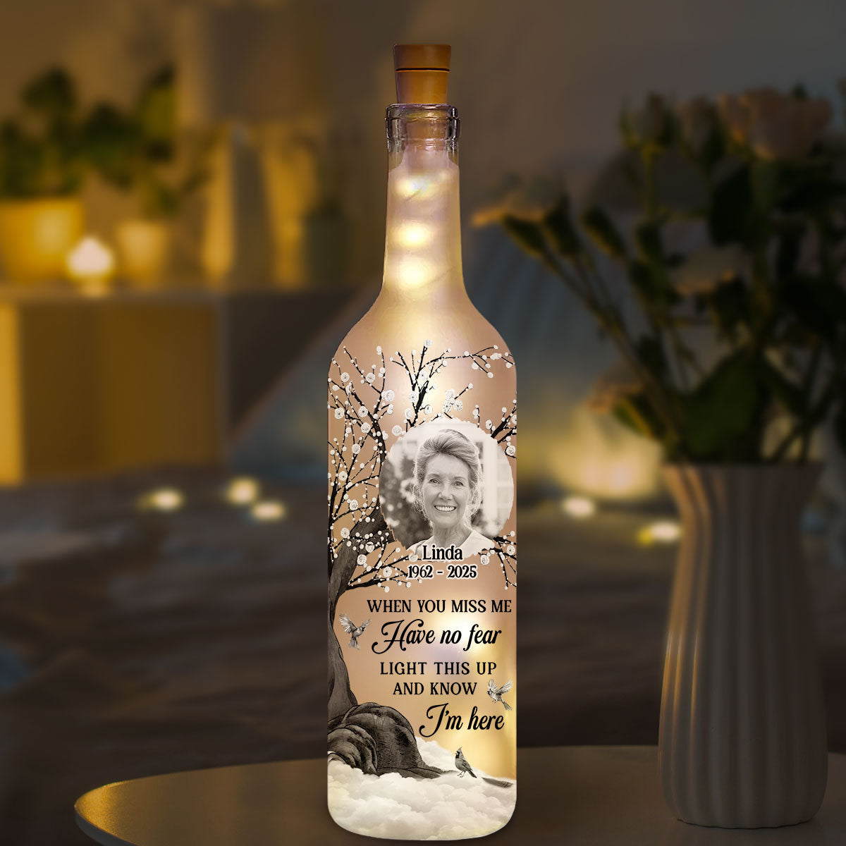 Have No Fear - Personalized Bottle Lamp
