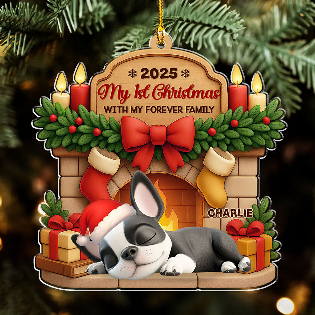 Custom Keepsake Christmas Ornament •  As A Family Member - Personalized 3D Effect Acrylic Ornament