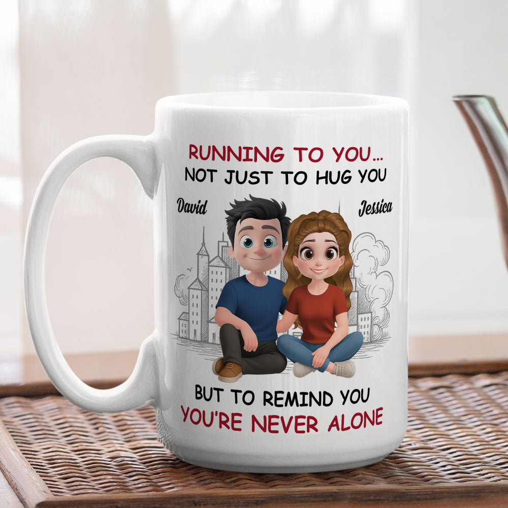Custom Anniversary Keepsake Gifts For Couple • Heart Runs Home To You - Personalized Coffee Mug
