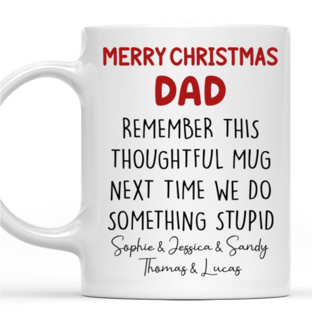 Custom Christmas & Birthday Keepsake Gift • Thoughtful Gift For Parents - Personalized Coffee Mug