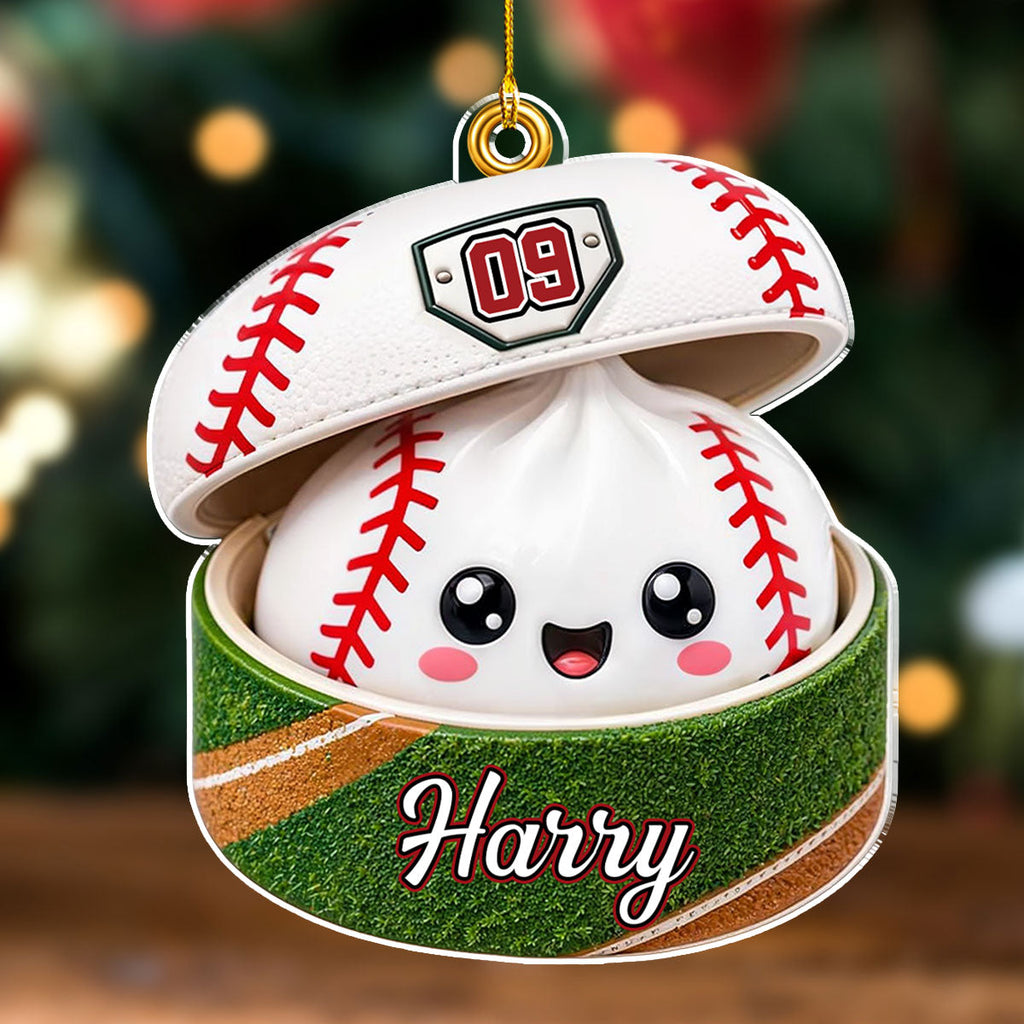 Custom Family Ornament, Christmas Gift for Family Members •  Jolly Little Joy - Personalized Acrylic Ornament