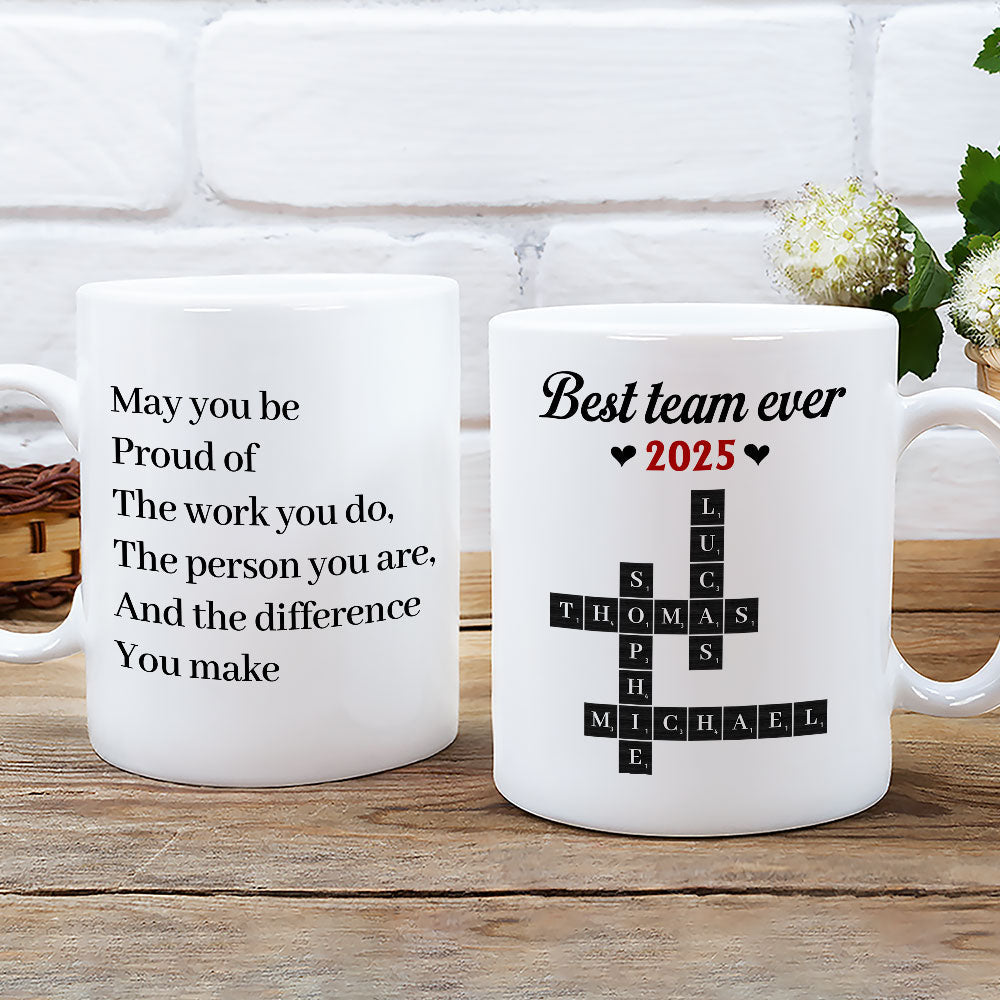 Custom Coworker, Christmas & Birthday Team Appreciation Gift • Be Proud Everyday - Personalized Coffee Mug