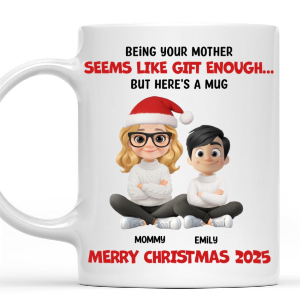 Custom Christmas & Birthday Keepsake Gift • Here Is A Mug For You - Personalized Coffee Mug