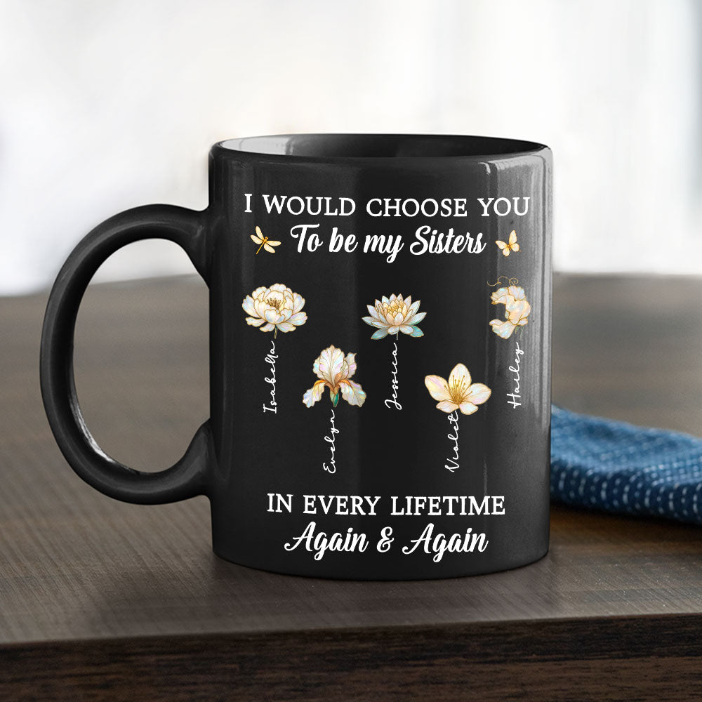 Custom Christmas & Birthday Gift For Sister • Joyful Sister Moments - Personalized Coffee Mug