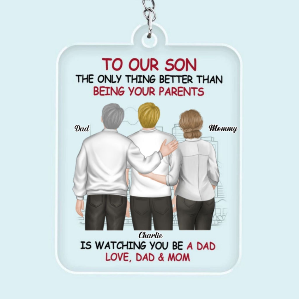 Proud Of You - Personalized Acrylic Keychain