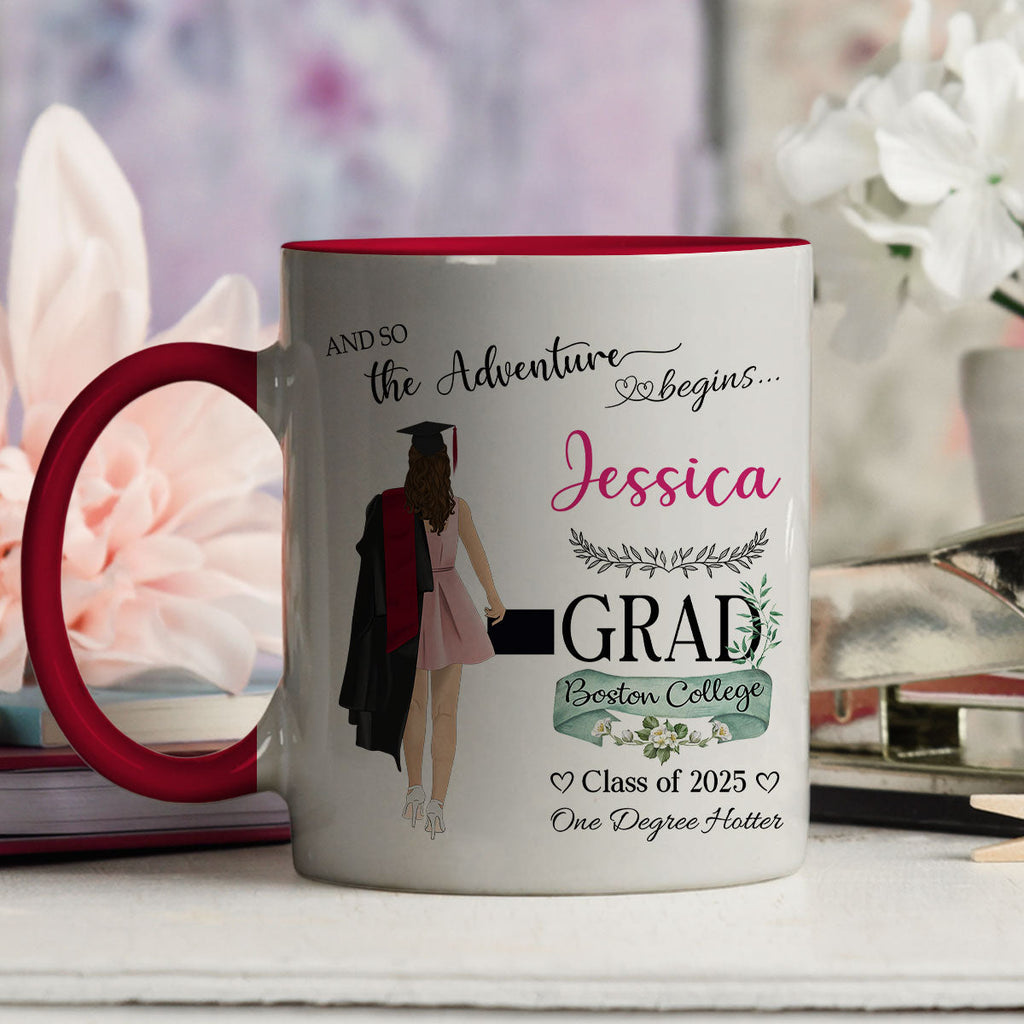 Custom Christmas & Birthday Keepsake Gift • One Degree Hotter - Personalized Accent Mug