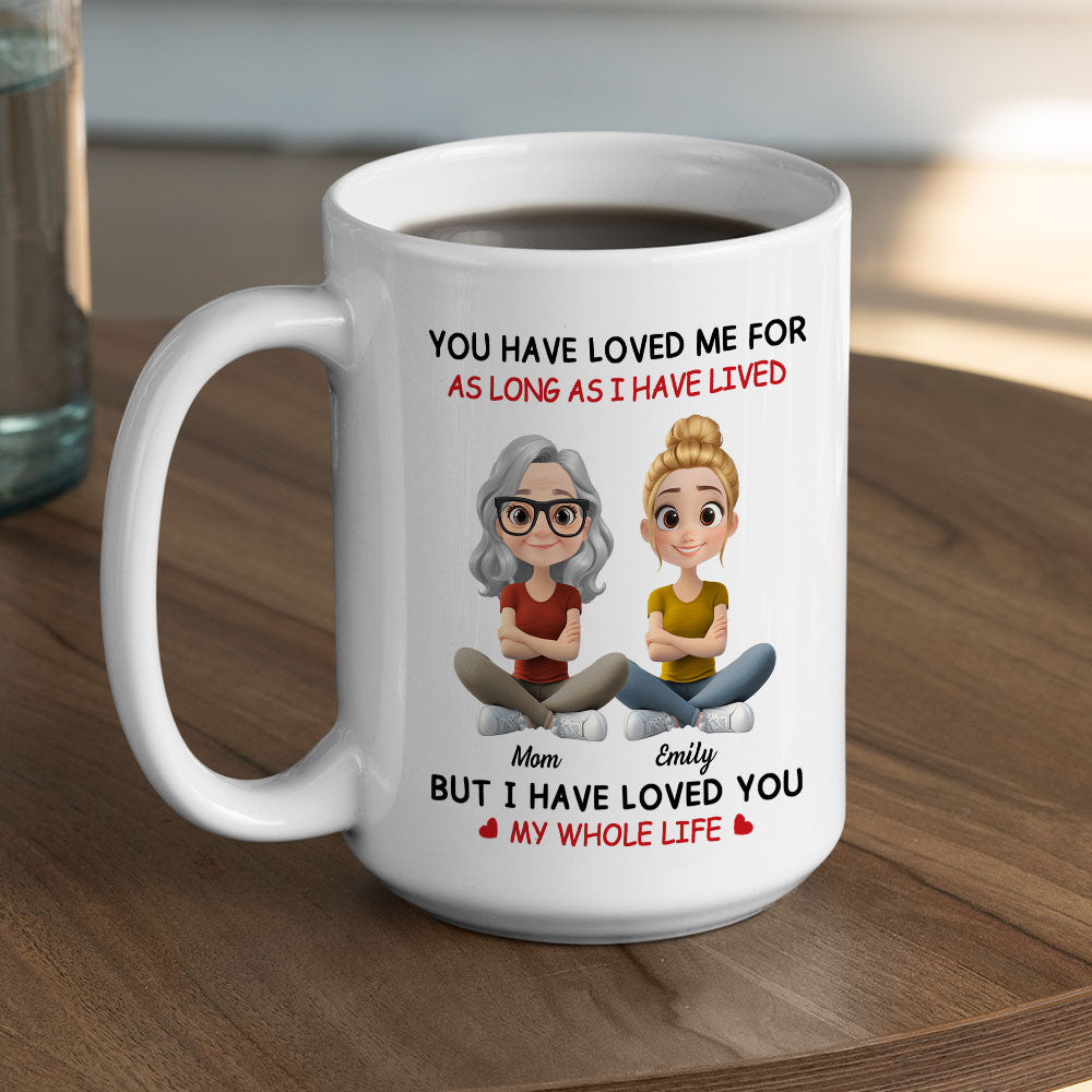 Custom Mother's Day Gift for Mom & Grandma • My Whole Life - Personalized Coffee Mug