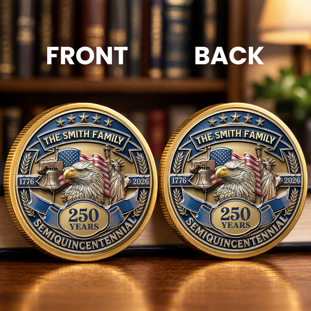 Semiquincentennial - Personalized Commemorative Keepsake Coin