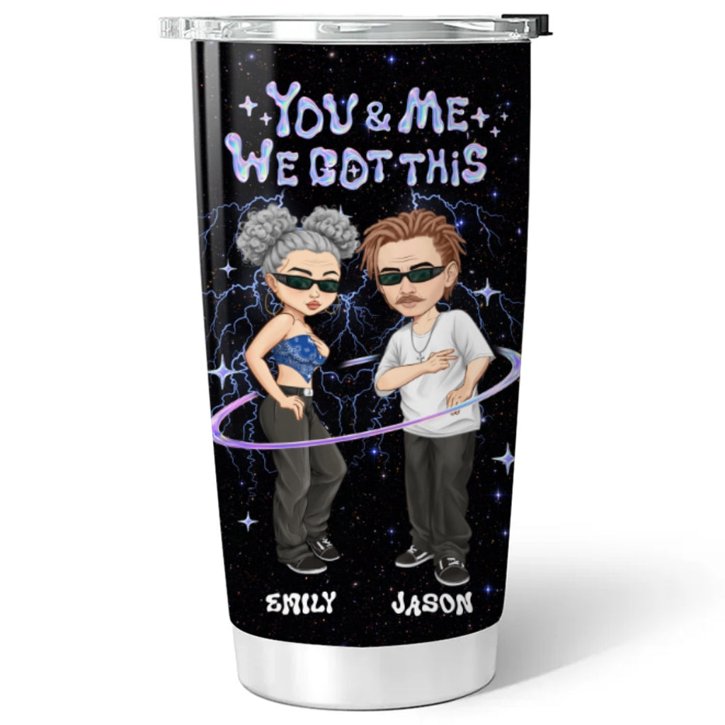 Couple Hologram - Personalized Tumbler