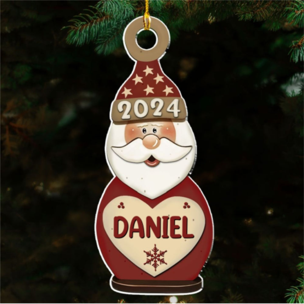 Custom Family Ornament, Christmas Gift for Family Members •  Merry Christmas Name - Personalized Acrylic Ornament