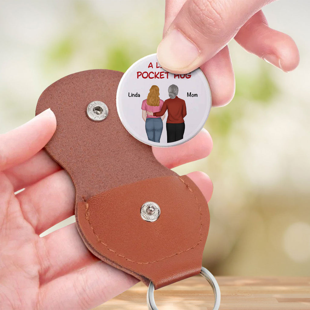 Custom Coin Keychain for Son, Father's Day Birthday Gifts • Again And Again - Personalized Pocket Hug