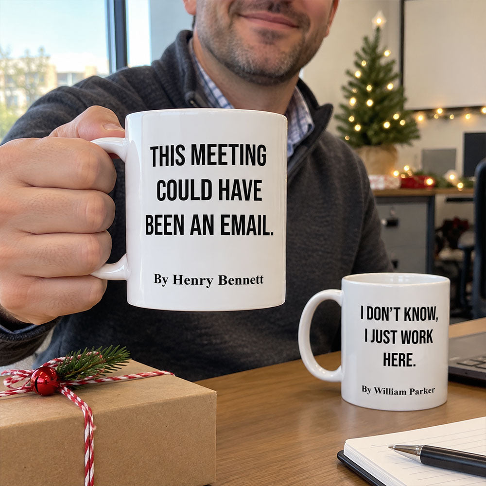 Custom Coworker, Christmas & Birthday Team Appreciation Gift • Office Funny - Personalized Coffee Mug