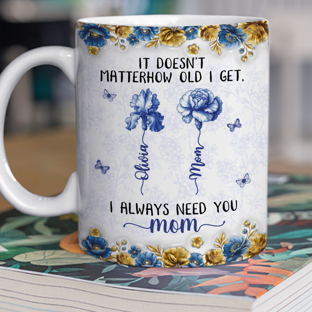 Custom Mother's Day Gift for Mom & Grandma • Always Need You Mom - Personalized Coffee Mug