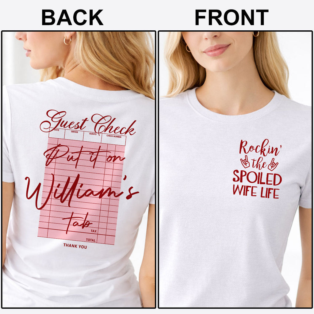 Custom Christmas & Birthday Keepsake Gift • Cute But Financially Supported - Personalized Shirt