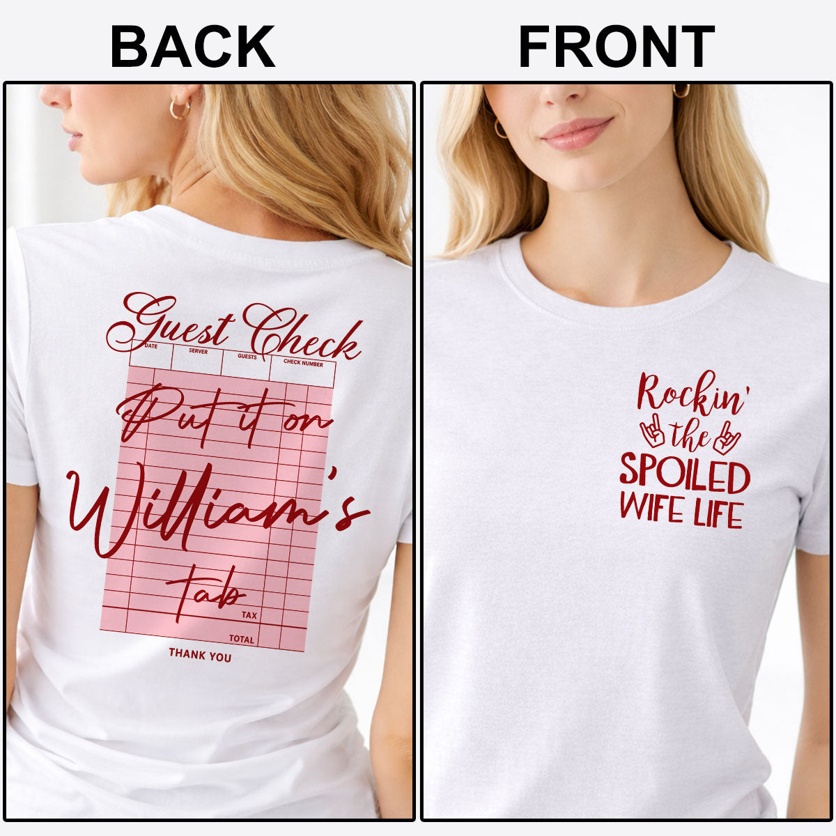 Custom Christmas & Birthday Keepsake Gift • Cute But Financially Supported - Personalized Shirt