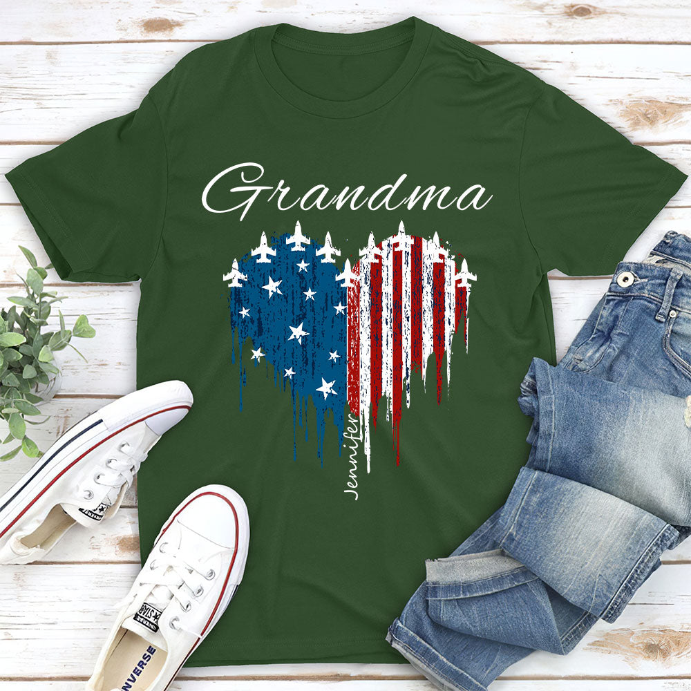 Custom Christmas & Birthday Gift for Grandma • Independence Day Grandma - Personalized Shirt
