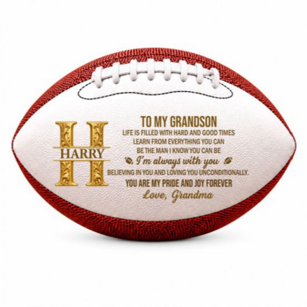 Always With You - Personalized Leather Football