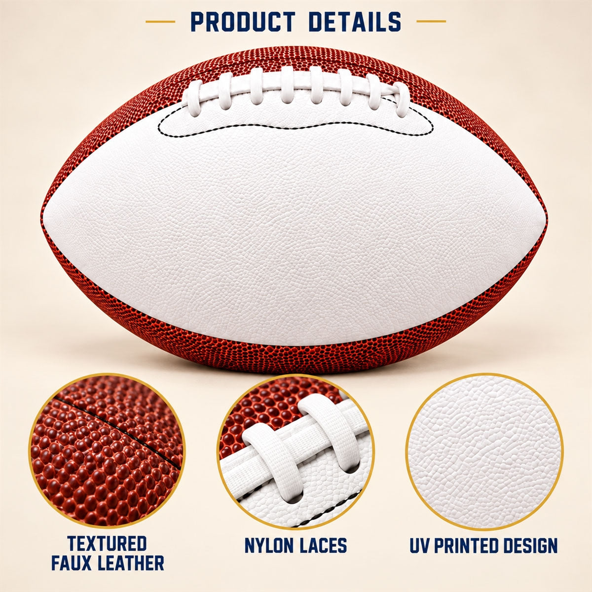 Always With You - Personalized Leather Football