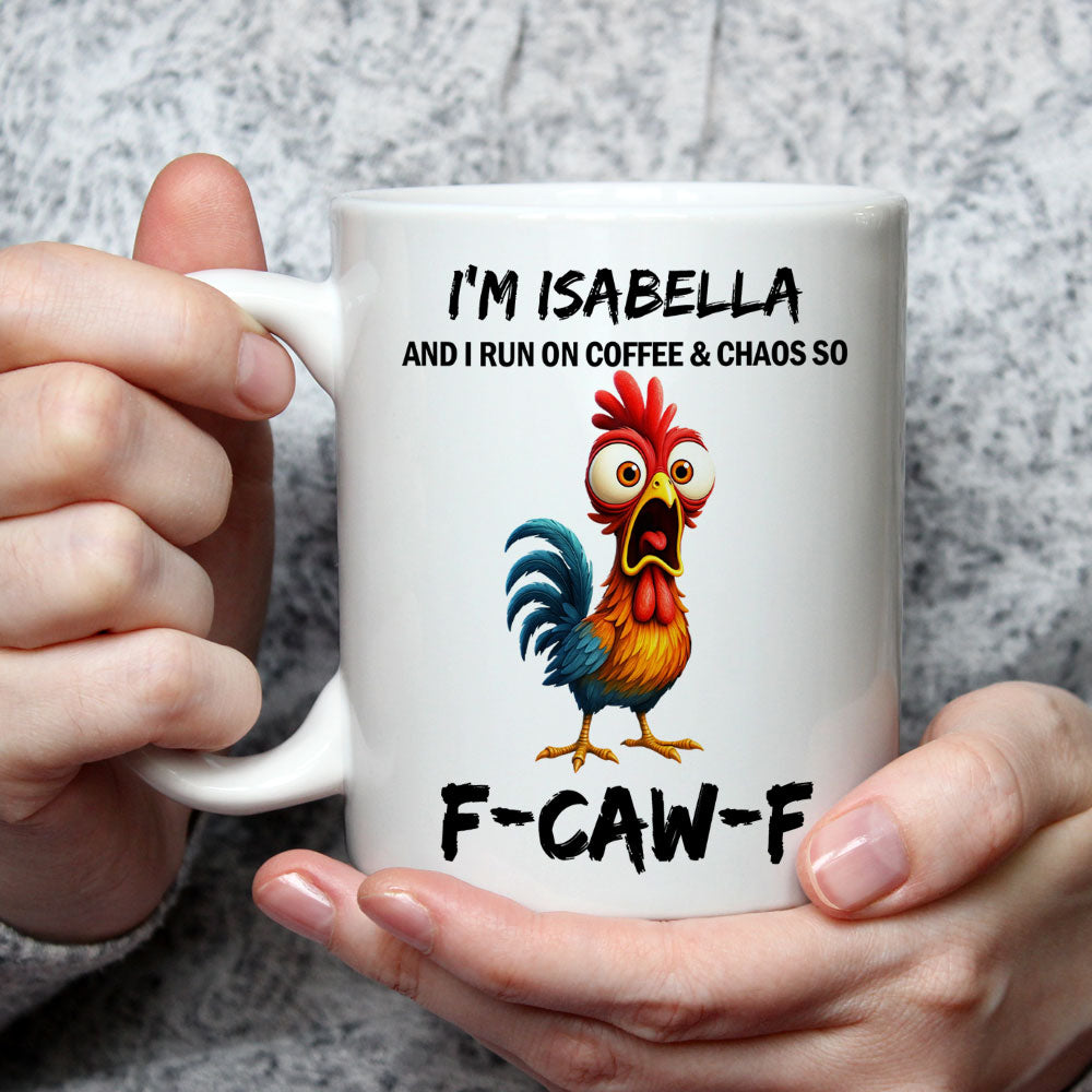Custom Coworker, Christmas & Birthday Team Appreciation Gift • Coffee And Chaos - Personalized Coffee Mug
