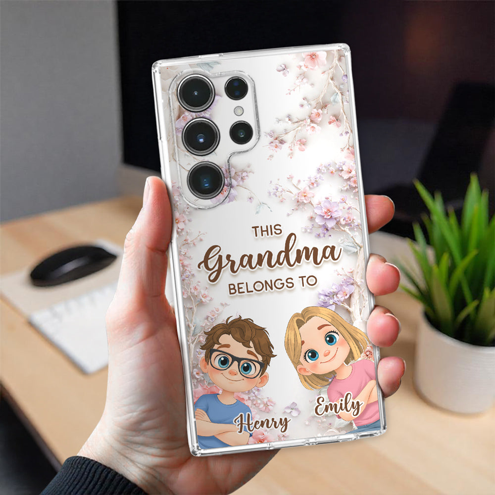 This Grandma Belongs To - Personalized 3D Effect Phone Case