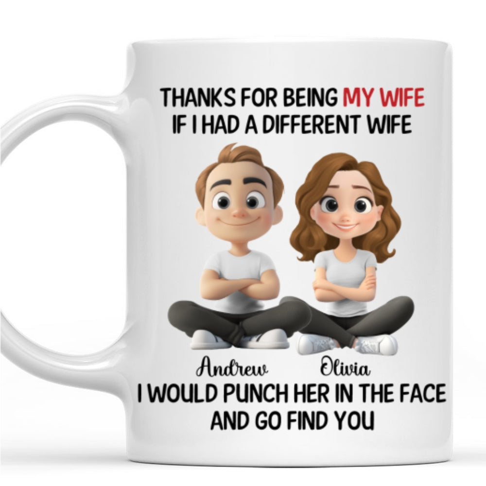 Custom Anniversary Keepsake Gifts For Couple • Punch Her For You - Personalized Coffee Mug