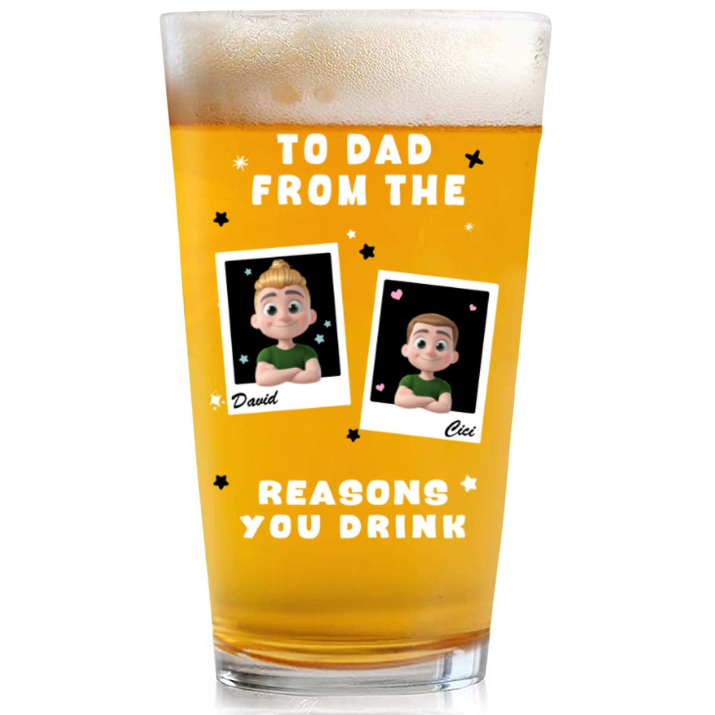 Best Daddy - Personalized Beer Glass