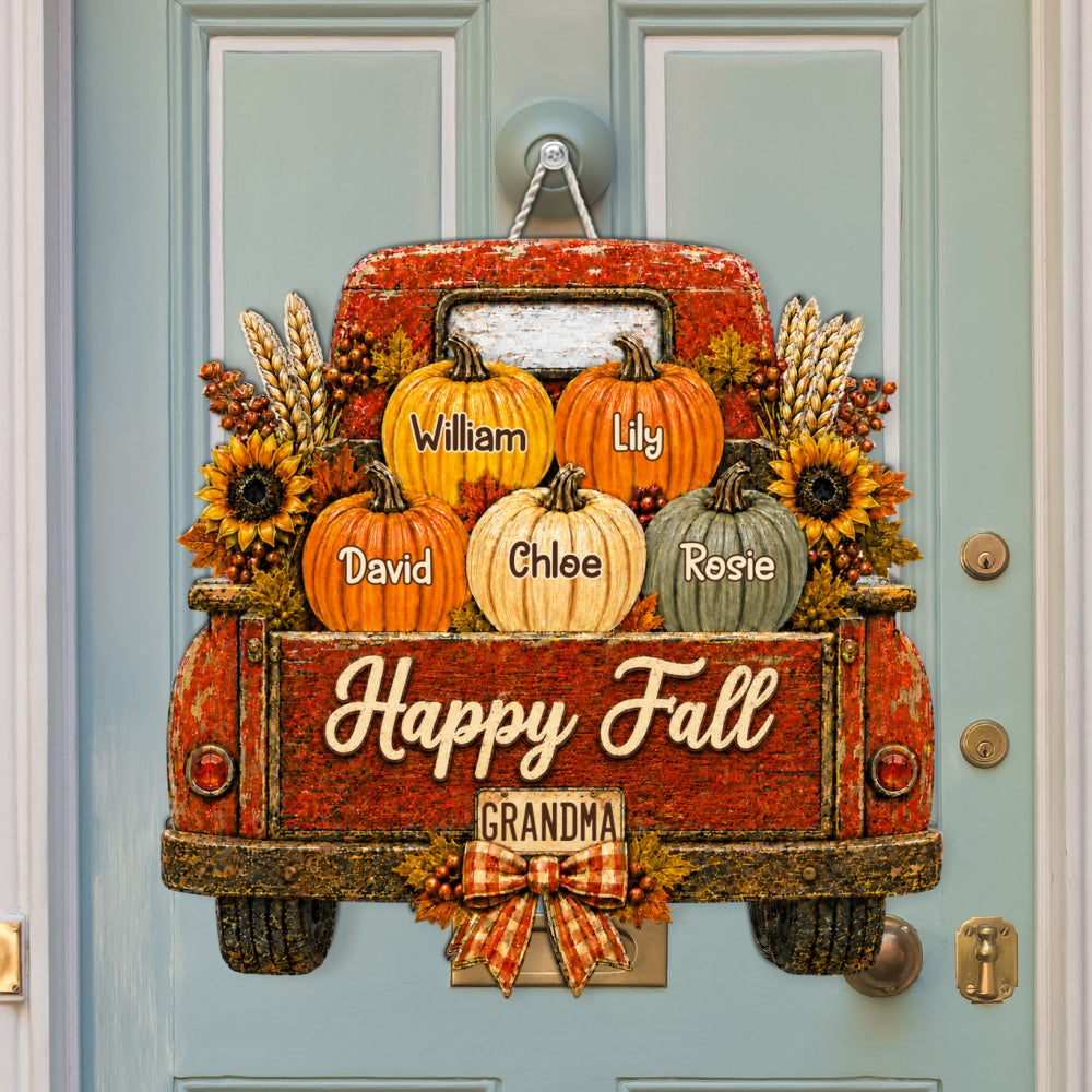 Custom Home & Wall Decor, Birthday & Christmas Gift • Sweet Fall Memories - Personalized Wood Sign