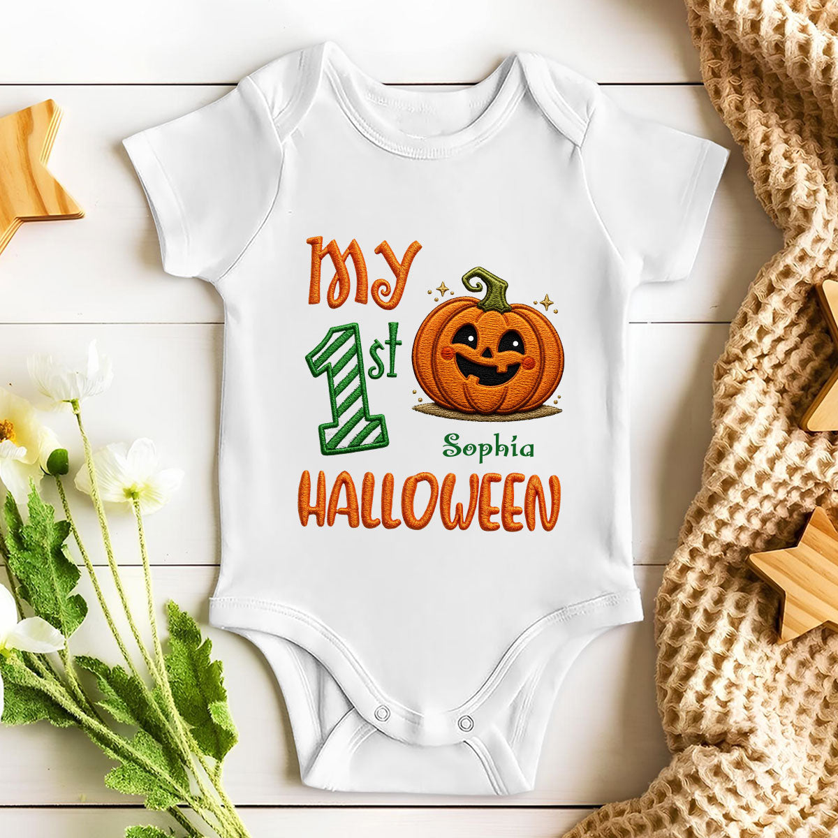 My First Spooky Adventure - Personalized Baby Onesie