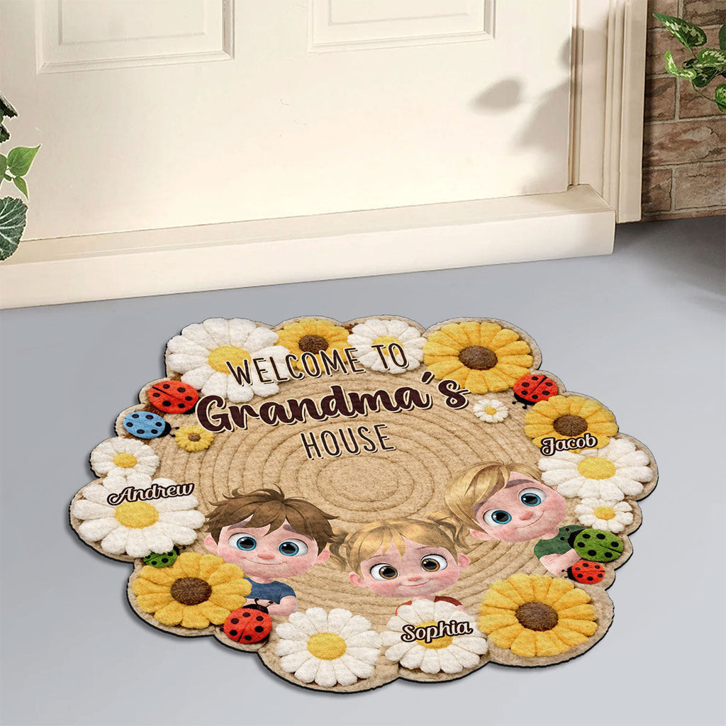Welcome To Grandma Home - Personalized Doormat