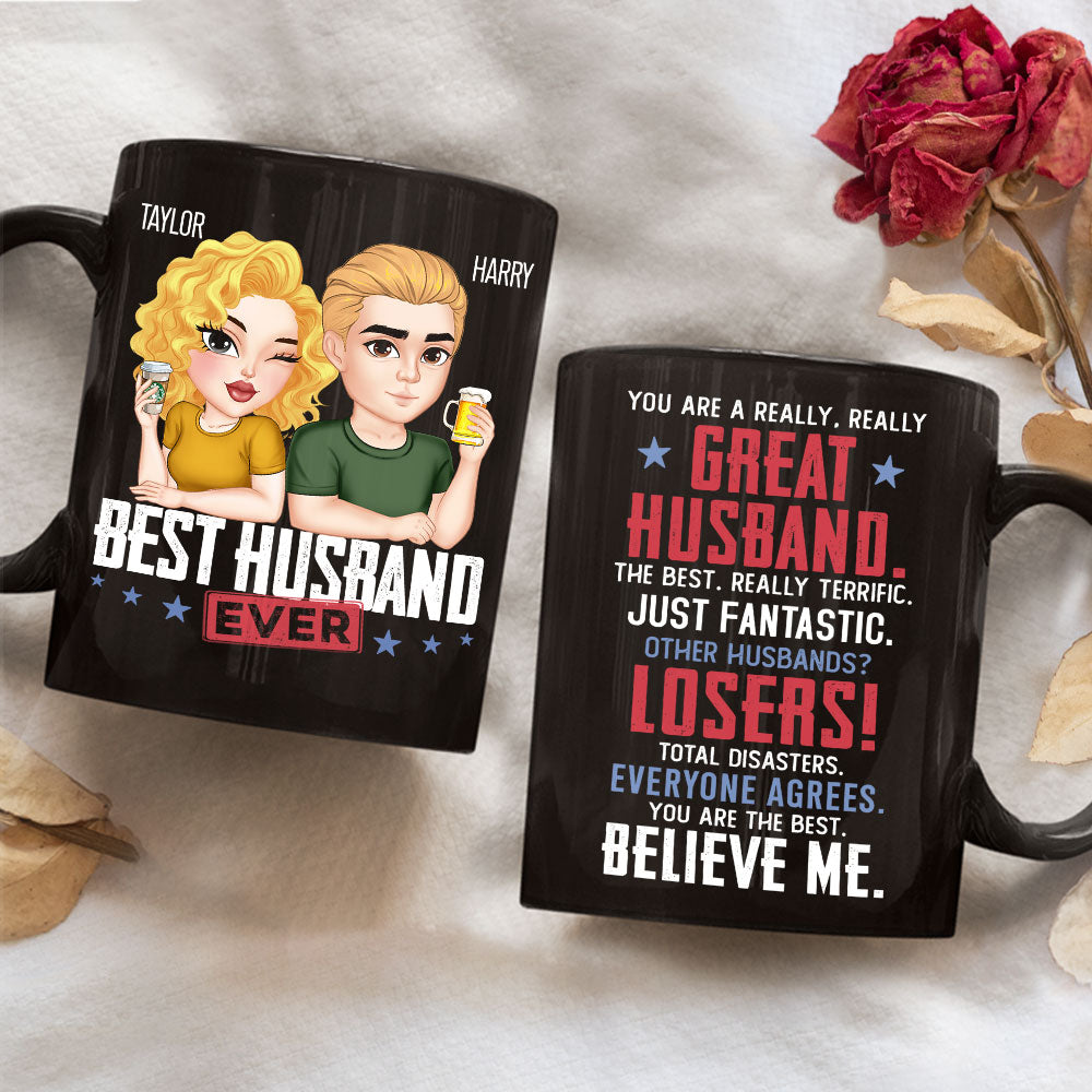 Custom Anniversary Keepsake Gifts For Couple • You Are A Really Really Great Husband - Personalized Coffee Mug
