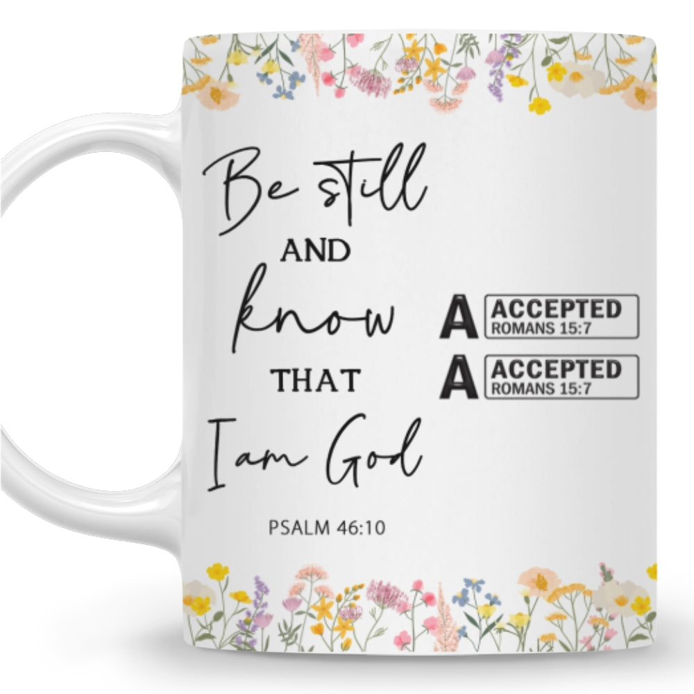 Custom Christmas & Birthday Gift for Daughter • Be Still - Personalized Coffee Mug