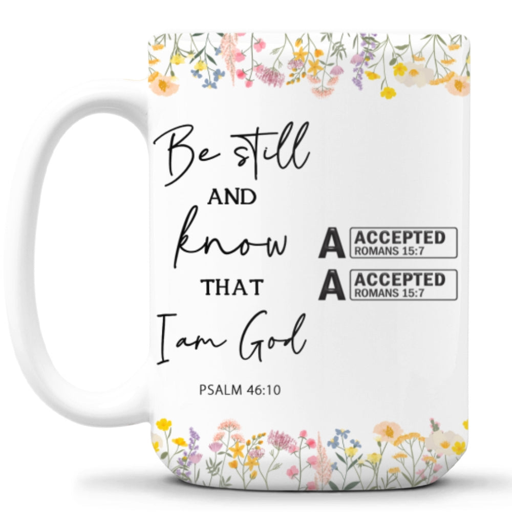 Custom Christmas & Birthday Gift for Daughter • Be Still - Personalized Coffee Mug