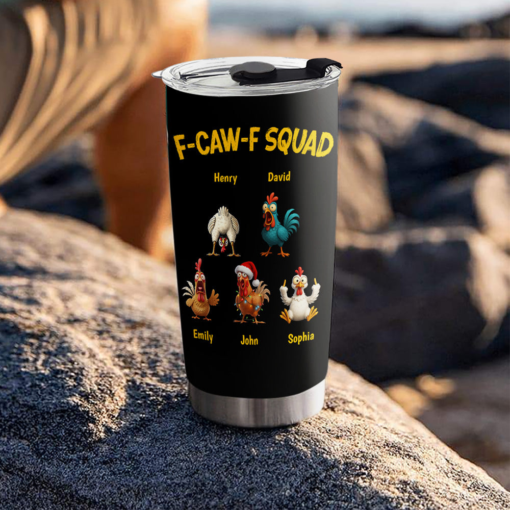 Custom Christmas Birthday Gifts For Best Friend • FCAWF Squad - Personalized Tumbler