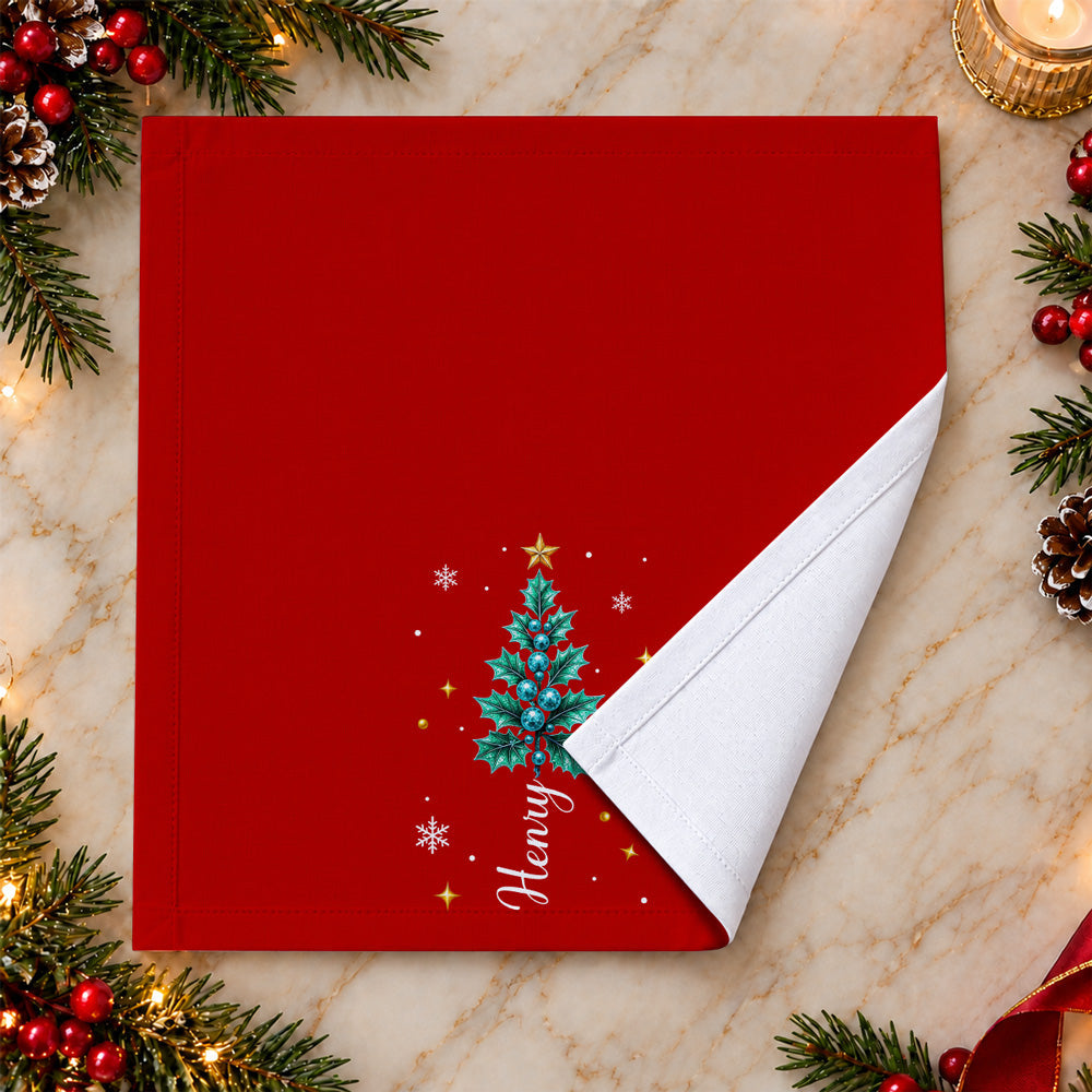 Everyone Is A Christmas Tree - Personalized Napkin