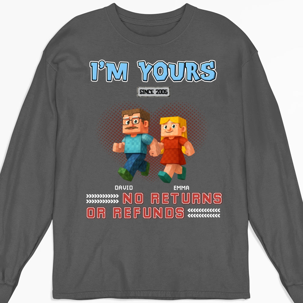 Custom Christmas Anniversary Keepsake Gifts For Husband • I Am Yours - Personalized Shirt