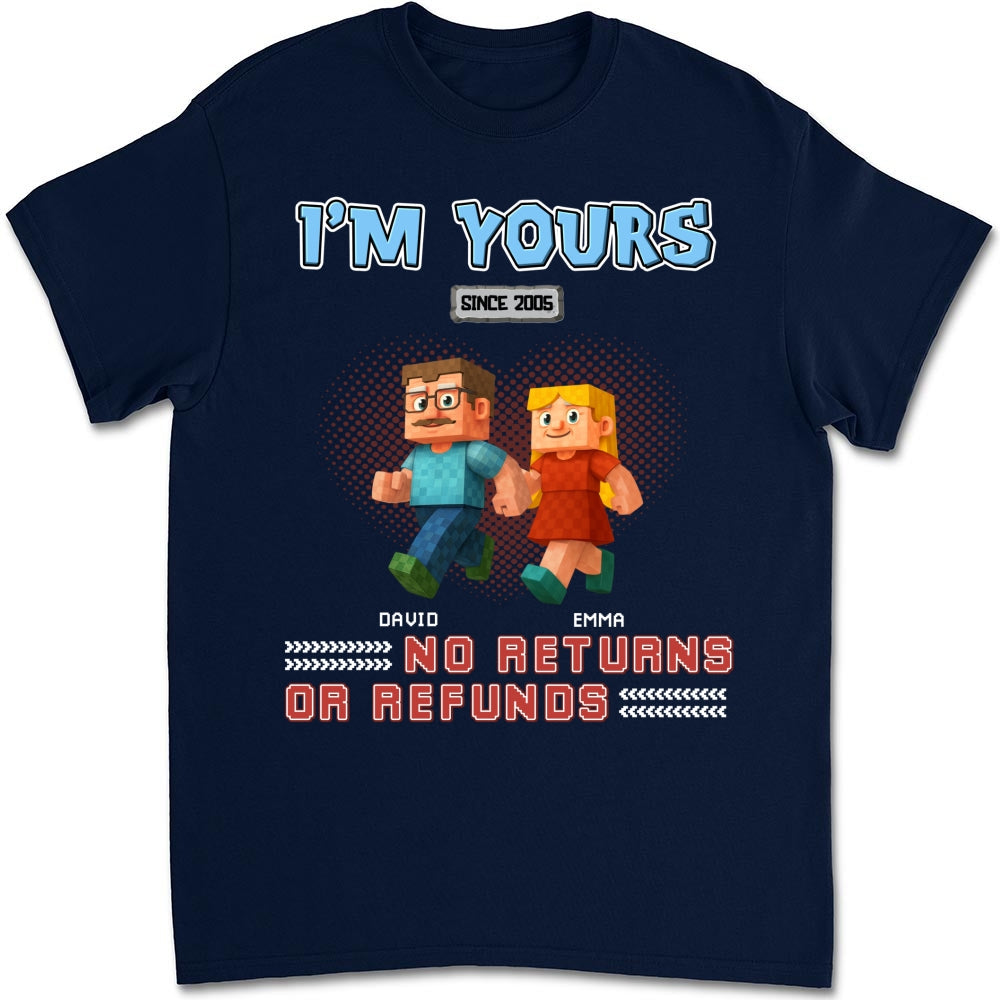 Custom Christmas Anniversary Keepsake Gifts For Husband • I Am Yours - Personalized Shirt