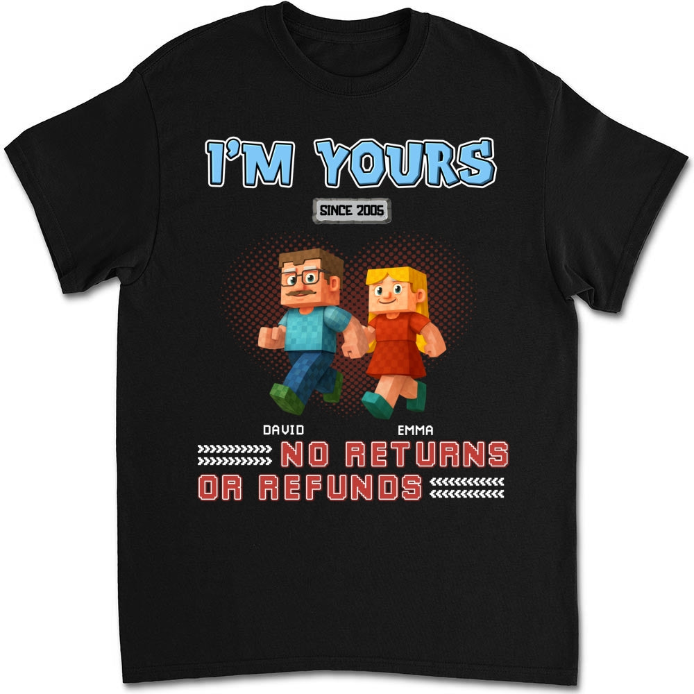 Custom Christmas Anniversary Keepsake Gifts For Husband • I Am Yours - Personalized Shirt