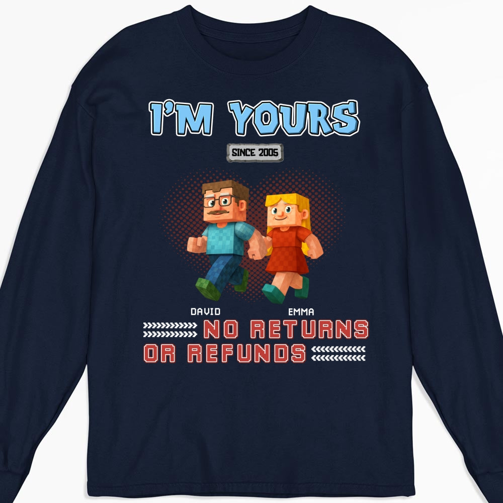 Custom Christmas Anniversary Keepsake Gifts For Husband • I Am Yours - Personalized Shirt