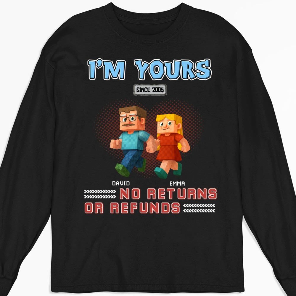 Custom Christmas Anniversary Keepsake Gifts For Husband • I Am Yours - Personalized Shirt