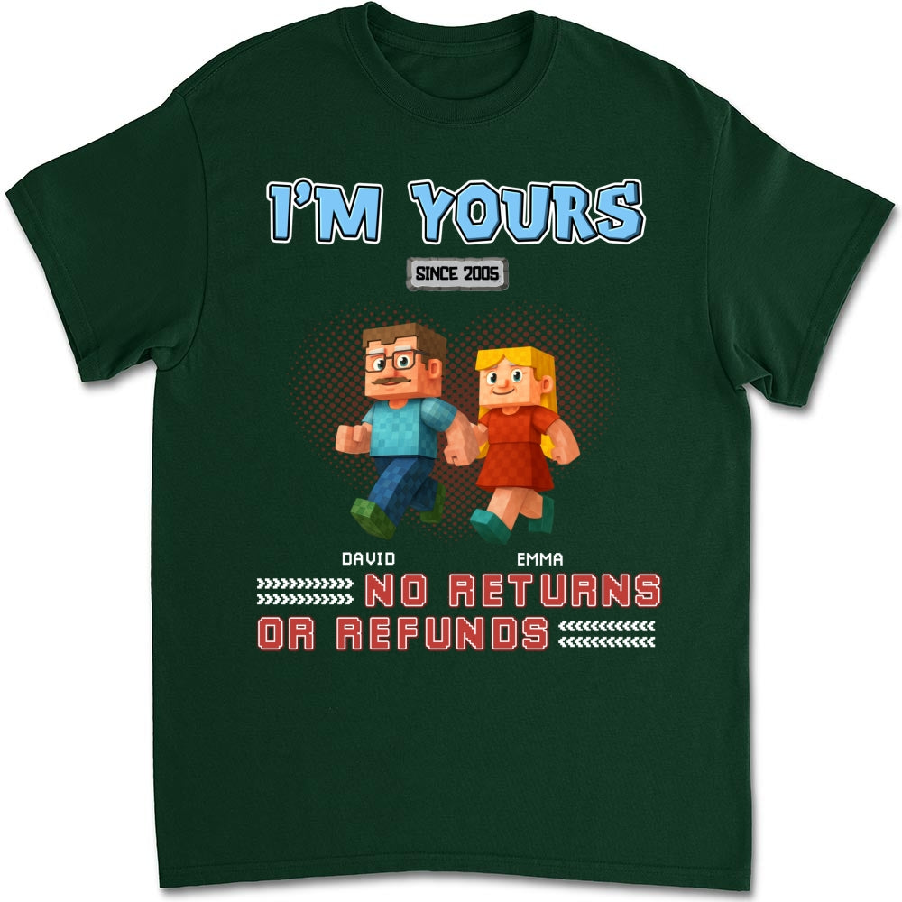 Custom Christmas Anniversary Keepsake Gifts For Husband • I Am Yours - Personalized Shirt