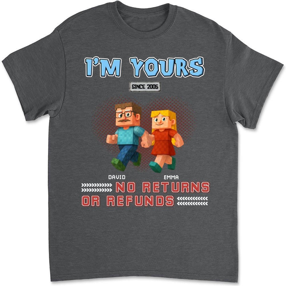 Custom Christmas Anniversary Keepsake Gifts For Husband • I Am Yours - Personalized Shirt