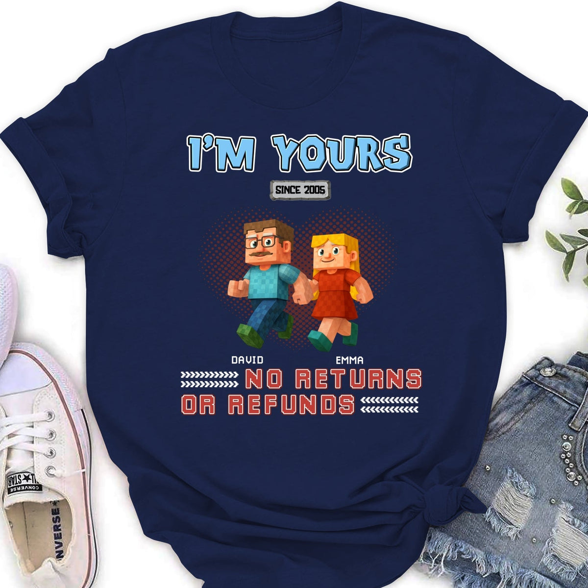 Custom Christmas Anniversary Keepsake Gifts For Husband • I Am Yours - Personalized Shirt