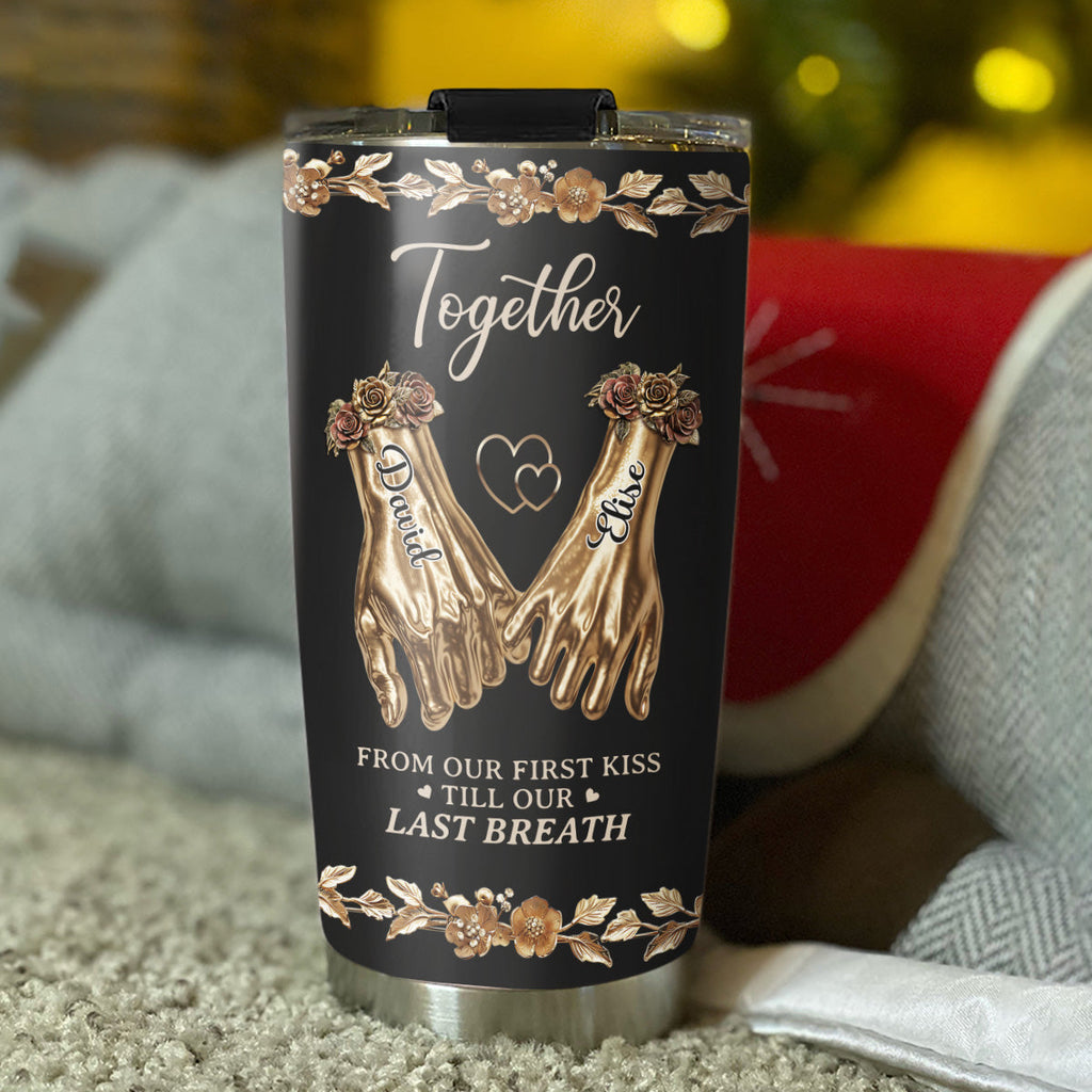 Custom Christmas Anniversary Gifts For Wife • Romantic Anniversary Heart - Personalized Tumbler