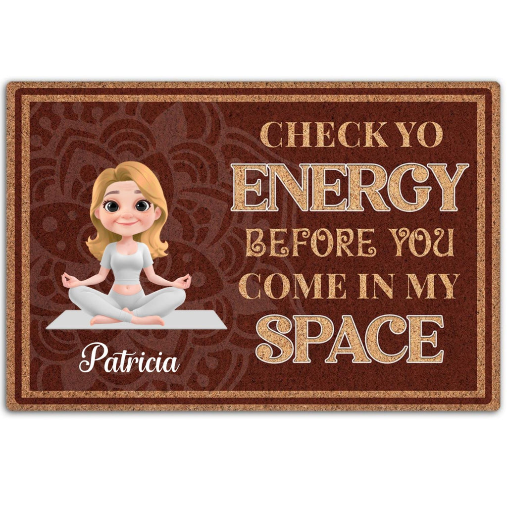 Breathe In Breathe Out - Personalized Doormat